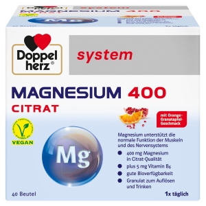 Doppelherz® system Magnesium 400 Citrat, Trinkgranulat